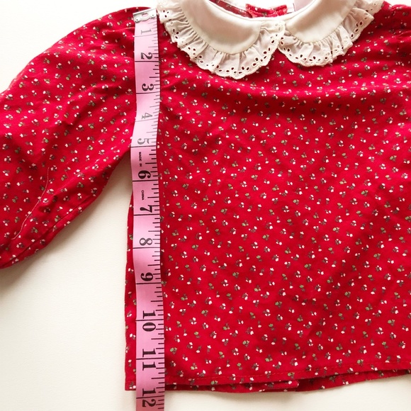 VTG Bryan & Co Corduroy Jumper Blouse Holiday Set - Picture 8 of 11